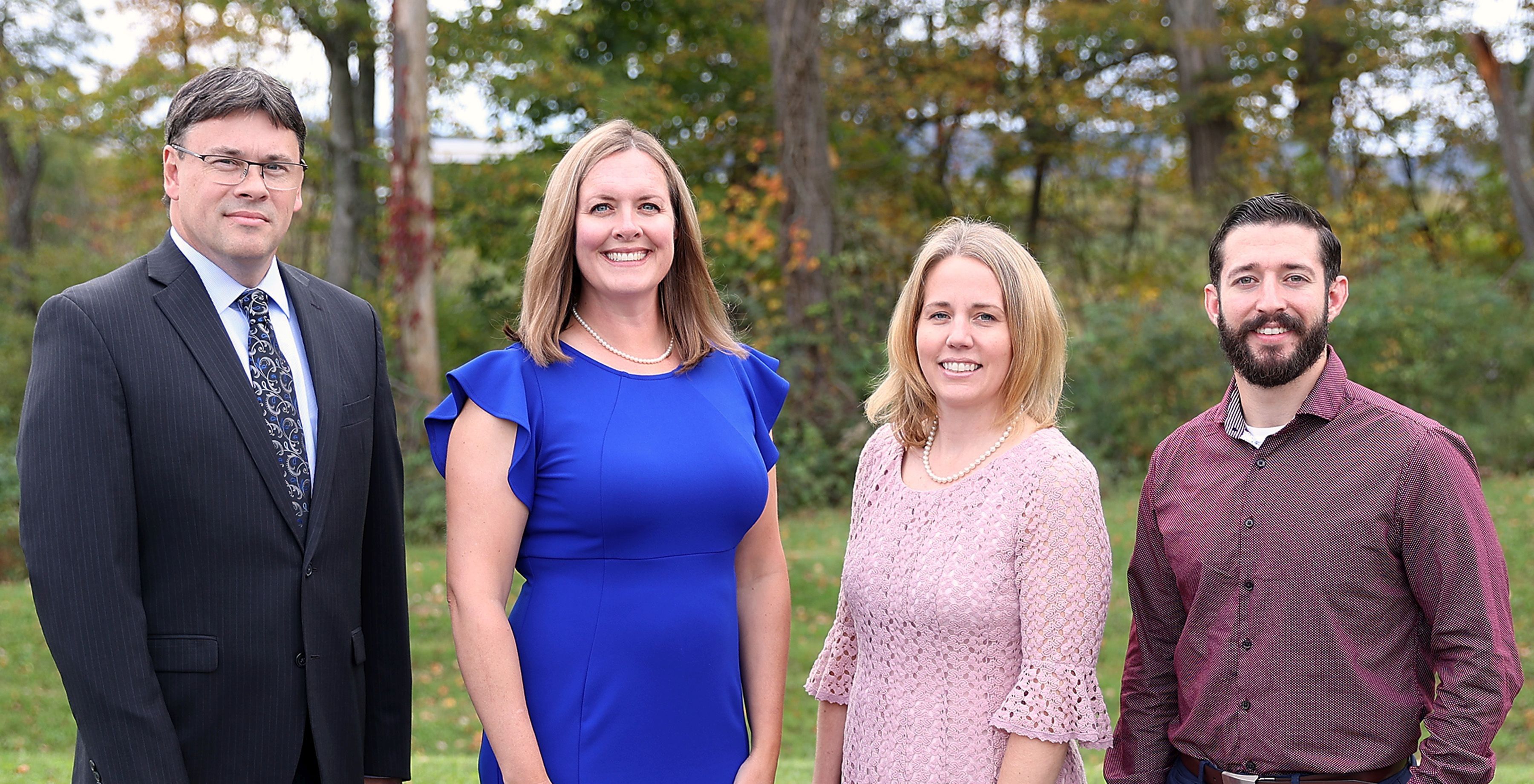 Intrada Technologies client services team: David Steele, Rachel Edwards, Nicole Keiner, and James Haywood